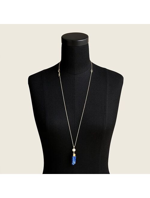 J.Crew Healing crystal necklace