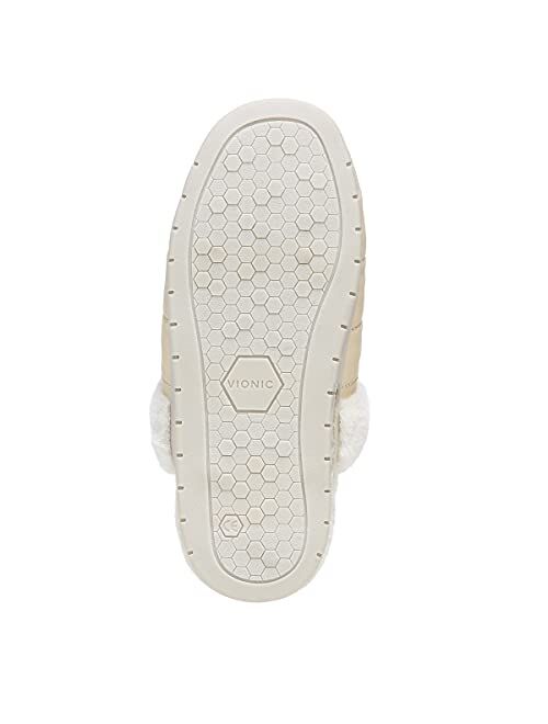 Vionic Karma Josephine Women's Mule Slipper- Supporting Ladies Indoor/Outdoor Slippers that Include Three-Zone Comfort with Orthotic Insole Arch Support, Medium Fit Sizes