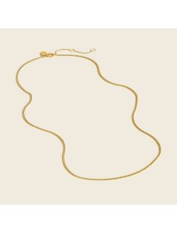 Demi-fine 14k gold-plated 20" curb chain necklace