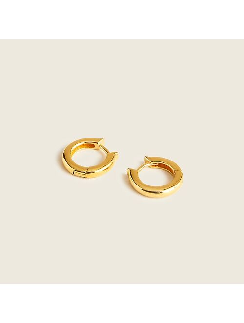 J.Crew Demi-fine 14k gold-plated mini hoop earrings