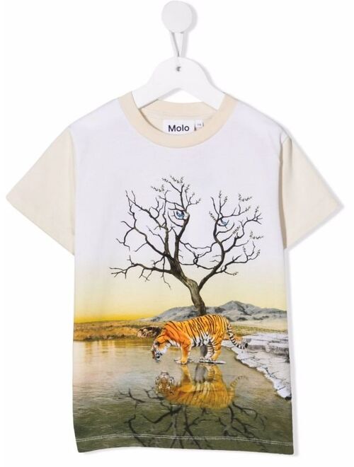 Molo Imagine Tiger-print T-shirt