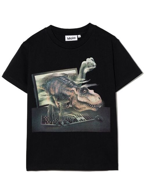 Molo Rame dinosaur-print T-shirt