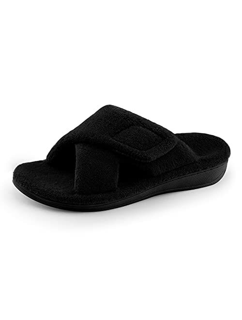 BCSTUDIO Orthotic Women House Slippers with Arch Support Fuzzy Ladies Shoes