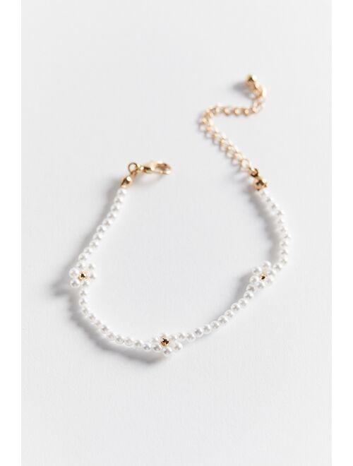 Urban Outfitters Pearl Flower Bracelet
