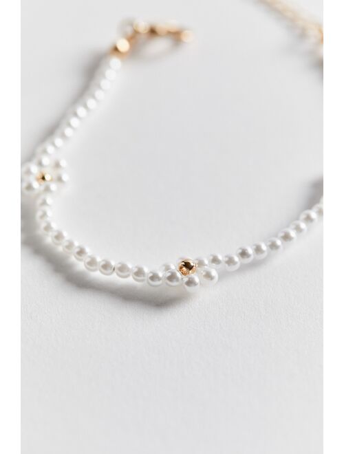 Urban Outfitters Pearl Flower Bracelet