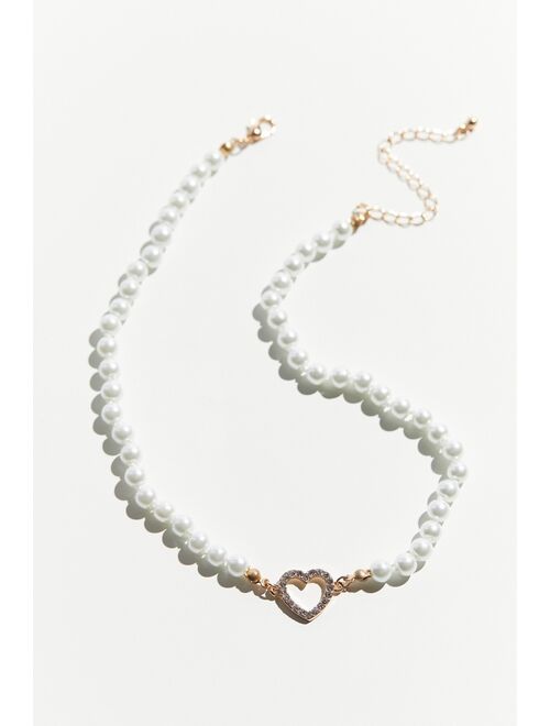 Urban Outfitters Dolly Pearl Charm Necklace