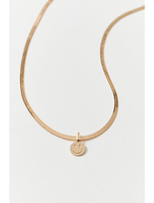 Urban Outfitters Smile Pendant Chain Necklace