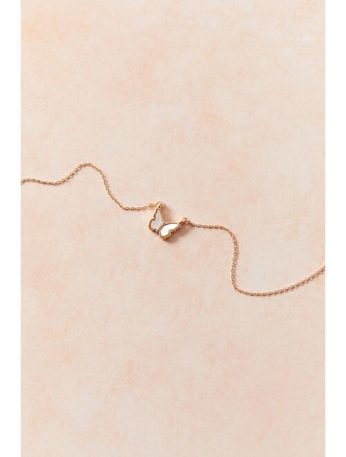 Urban Outfitters Olive Icon Pendant Necklace
