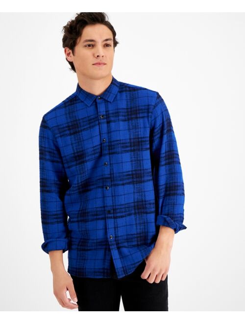 INC International Concepts Men's Thomas Plaid Shirt, Created for Macy's