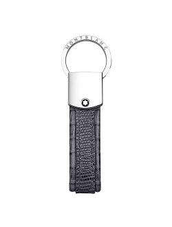 Meisterstuck Unisex Grey Leather Key Fob 116307