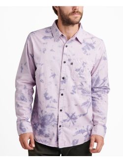 Junk Food Men's Renzo Long Sleeve Tie-Dye Shirt