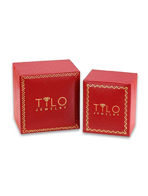 Tilo Jewelry 14k Gold Two-Tone Twisted Hoop Earrings