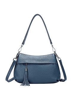 Genuine Leather Handbags for Women Crossbody Bag Ladies Shoulder Hobo Purse Small