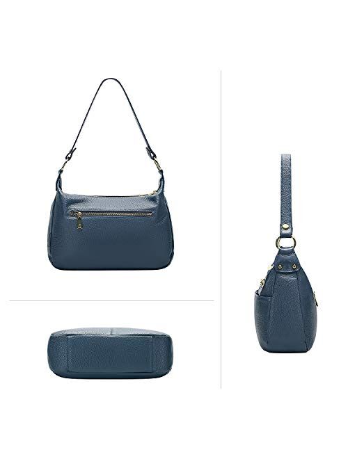 OVER EARTH Soft Leather Handbags for Women Crossbody Purses Multi Pockets Shoulder Bags Messenger Bag Medium