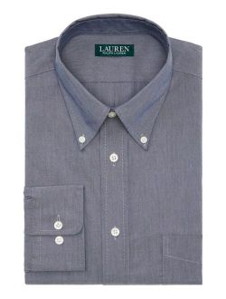 Lauren Ralph Lauren Lauren Men's Regular Fit Wrinkle Free Stretch Dress Shirt, Online Exclusive