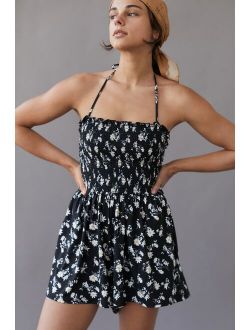 UO Ditsy Smocked Romper