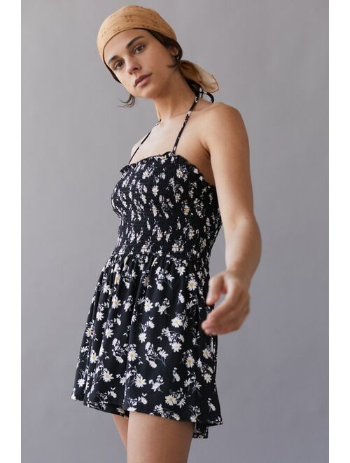 Urban Outfitters UO Ditsy Smocked Romper
