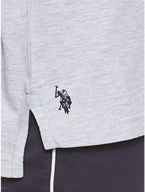 U.S. Polo Assn. Men's Slim Fit Color Blocked Pique Polo Shirt