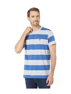 Short Sleeve Small Pony Rugby Stripe Tee