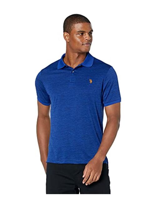 U.S. Polo Assn. Men's Classic Fit Solid Short Sleeve Poly Pique Shirt
