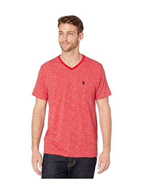 U.S. Polo Assn. Men's Space Dyed V-Neck T-Shirt