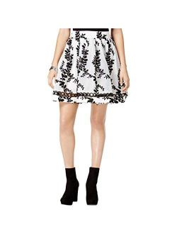 Women's Printed Fit & Flare Skirt