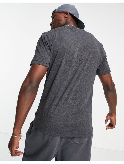 Calvin Klein tone-on-tone logo T-shirt in gray