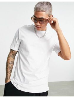longline t-shirt in white