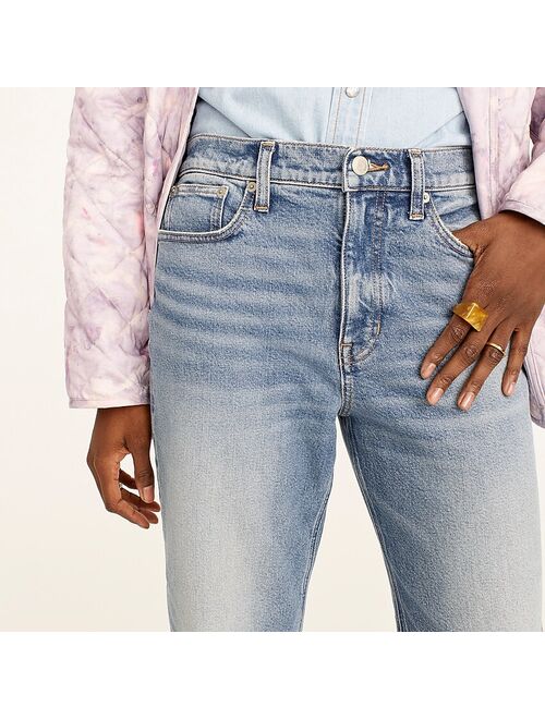 J.Crew High-rise '90s classic straight jean in Downtown wash