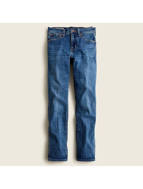 J.Crew 9" mid-rise vintage slim straight jean in Catskill wash