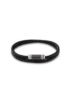 Men's Leather Braided Bracelet