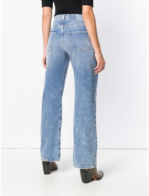 Maison Margiela washed bootcut jeans