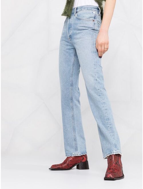AGOLDE mid-rise straight-leg jeans