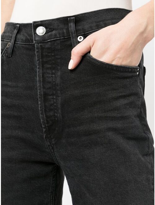 AGOLDE skinny-fit mid-rise denim jeans