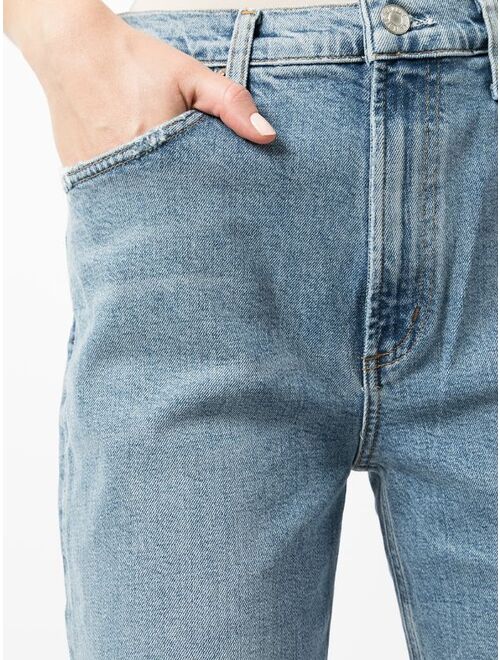 AGOLDE straight-leg ankle-length jeans