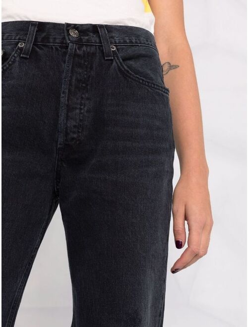AGOLDE ripped-detail denim jeans