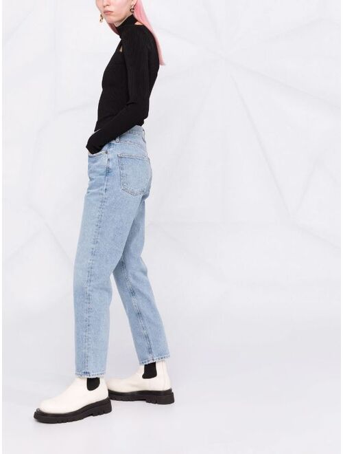AGOLDE Fen high-waisted tapered jeans