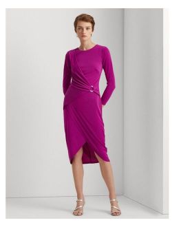 Lauren Ralph Lauren Jersey Three-Quarter-Sleeve Dress
