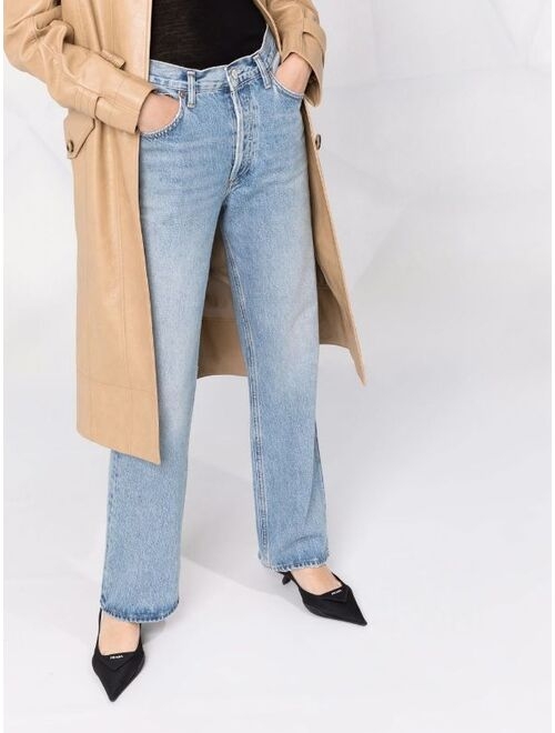 AGOLDE high-waisted bootcut jeans