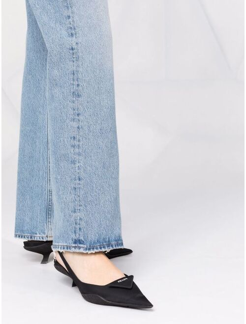 AGOLDE high-waisted bootcut jeans