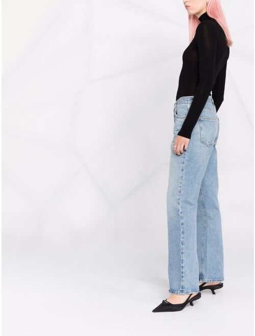 AGOLDE high-waisted bootcut jeans