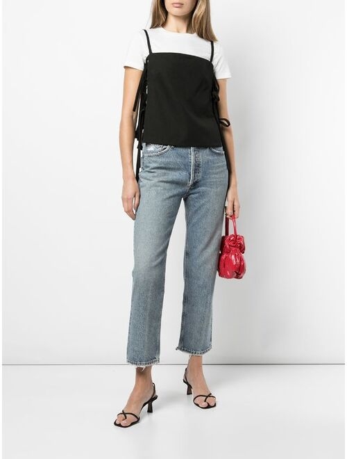 AGOLDE Lana cropped straight-leg jeans