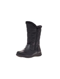 Women's Carly Winter Boots Warm Faux Fur-Lined Tall Mid-Calf Height with Dual Zippers