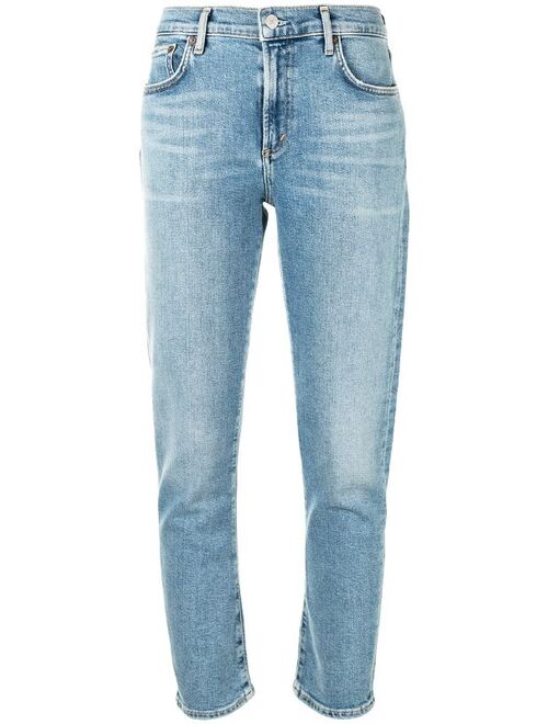 AGOLDE cropped mid-rise skinny jeans