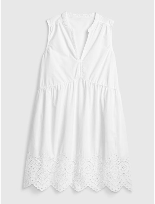 Gap 100% Cotton Empire Waist Mini Dress