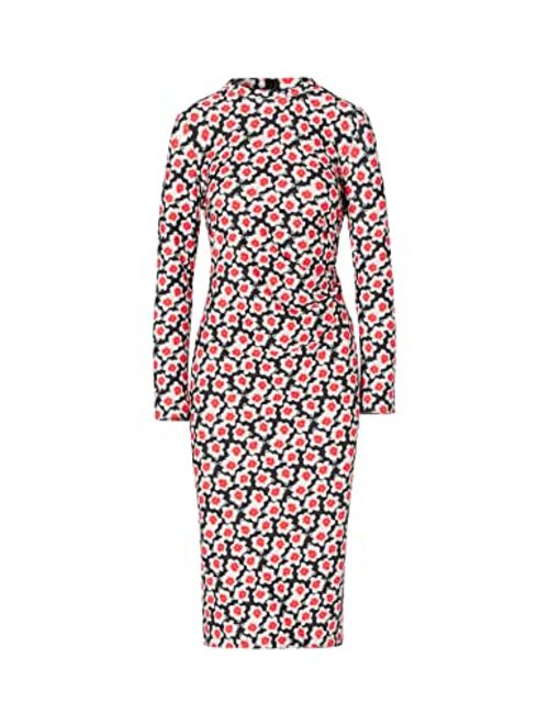 Jonathan Cohen Repreve Floral Dress With Side Twist