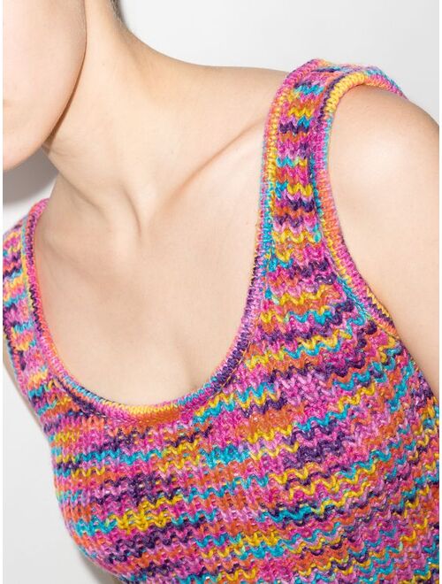 STAUD Gardenia knitted dress