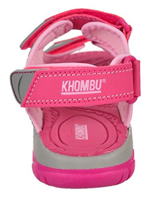 Khombu Kids' Girls River Sandal, Pink - Walking Hiking Casual Summer Shoes (