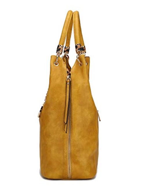 MKF Collection Hobo Purses for Women – PU Leather Handbag Womens Hobo Shoulder bag – Fashion Top Handle