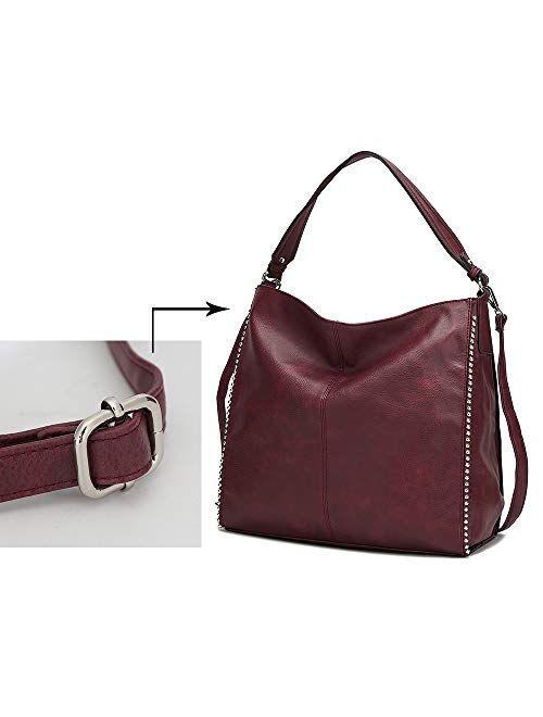 MKF Collection Shoulder Bag for women Vegan Leather Hobo Messenger purse
